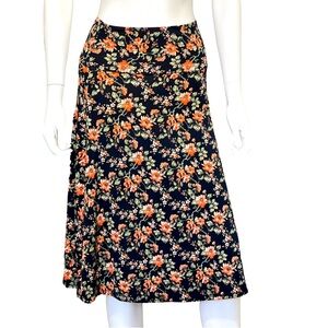 Lularoe Womens Floral Skirt Size Medium